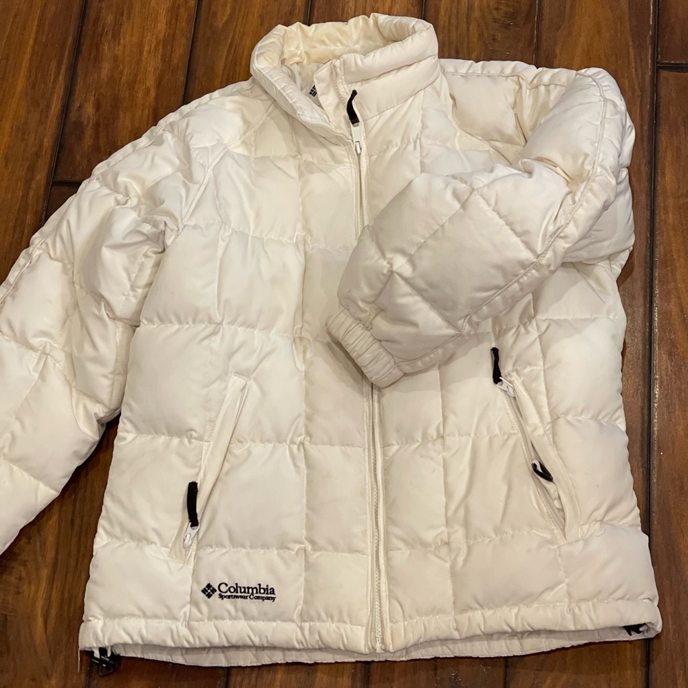 Womens Columbia down Jacket,size Lg